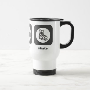 De Viaje Coma. Sueño. Patín. Taza