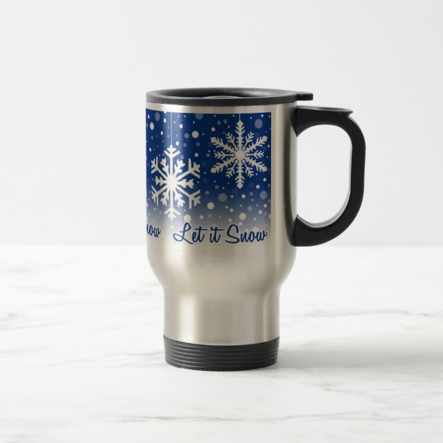 De Viaje Dejáis le nevar azul - taza (Derecha)
