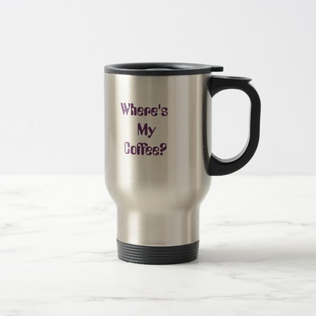 De Viaje ¿Dónde está mi café? taza (Derecha)