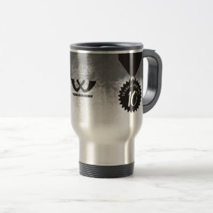 De Viaje Empleado taza del premio del aniversario del jaló