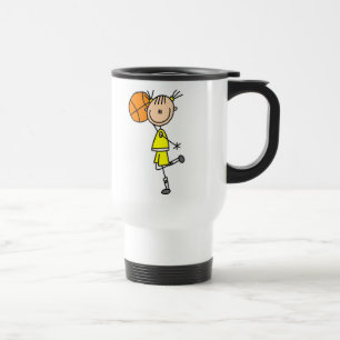 De Viaje Figura taza del palillo del baloncesto