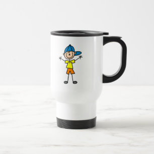 De Viaje Figura taza del palillo del muchacho