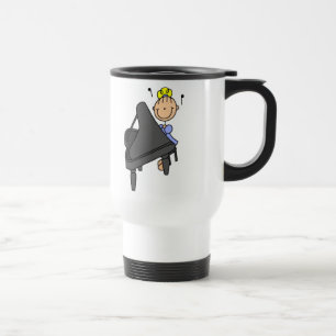 De Viaje Figura taza del palillo del piano