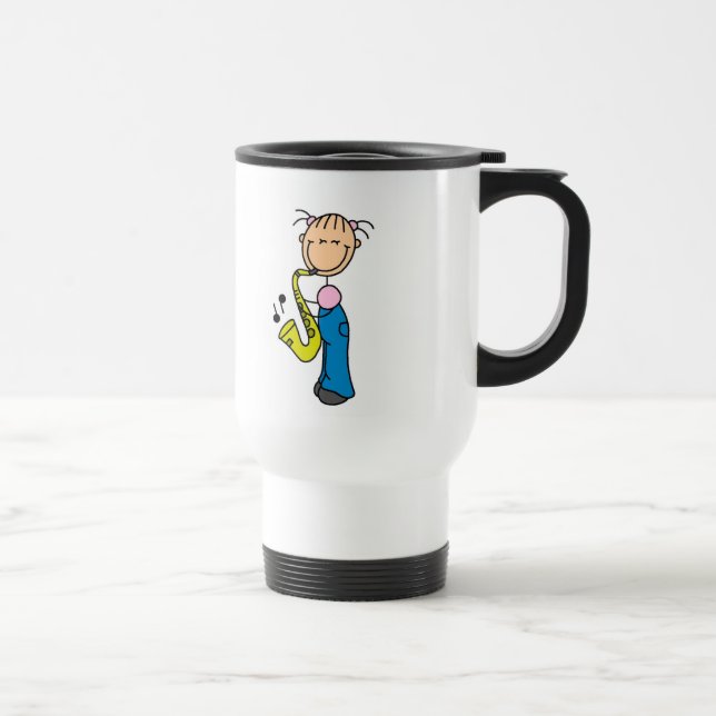 De Viaje Figura taza del palillo del saxofón (Derecha)