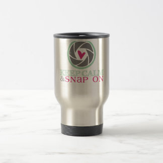 De Viaje Guarde la calma y rompa en la taza