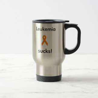 De Viaje ¡la plata, leucemia chupa! taza del viaje.