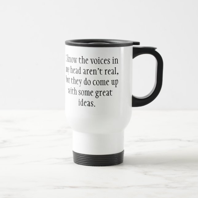 De Viaje Las voces en mi cabeza - taza (Derecha)