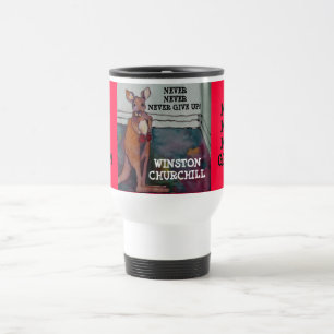 DE VIAJE ¡NUNCA, NUNCA, NUNCA DÉ PARA ARRIBA!  - TAZA DEL