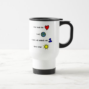 De Viaje Para dios así que amado la taza cristiana del