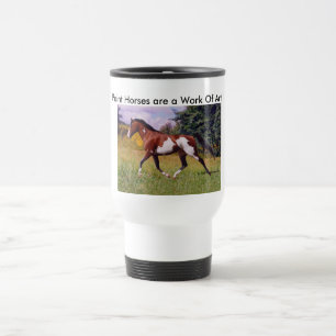 De Viaje Pinte la taza el trotar del caballo