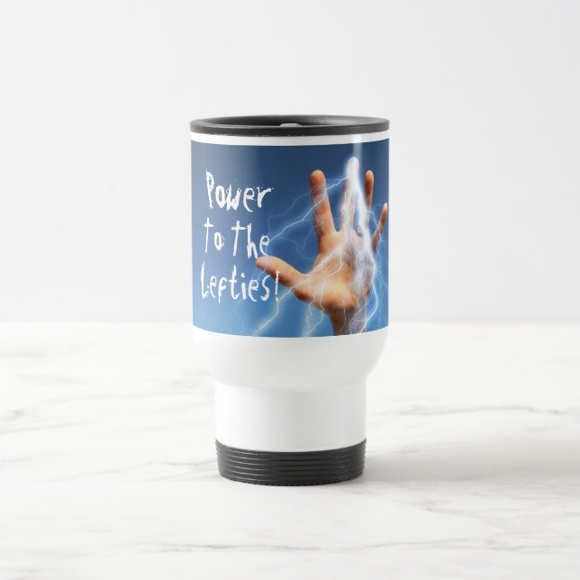 De Viaje ¡Poder a los zurdos! Taza (Centro)