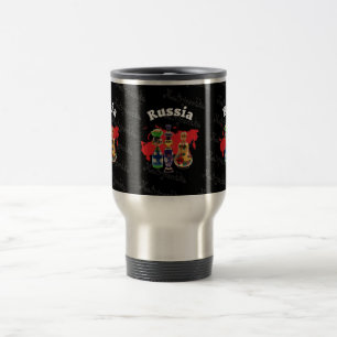 De Viaje Rusia - Russia Babuschka Matrjoschka taza -
