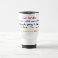 "Sobreviviré" la taza