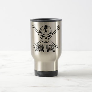 De Viaje Sonrisa taza educado aislada