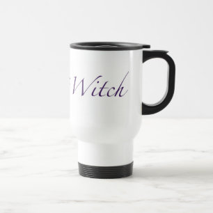 De Viaje "Soy esa bruja" envuelta en una taza aislada