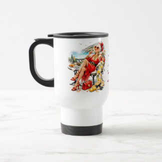 De Viaje taza aislada para café o bebidas, personalizable
