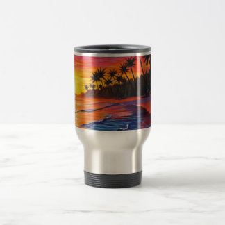 De Viaje Taza Atardecer Tropical