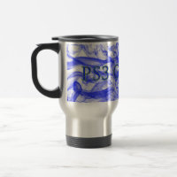 Taza azul del humo del juego PS3