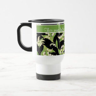 De Viaje Taza bonita del viaje: Lirios del valle, negros