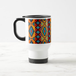 De Viaje Taza con patrón geométrico