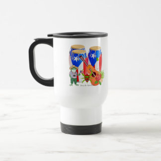 De Viaje Taza Cultural Puertorriqueña Portátil