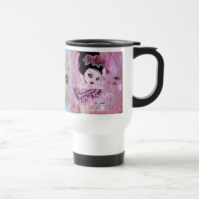 De Viaje Taza del ángel del café (Derecha)