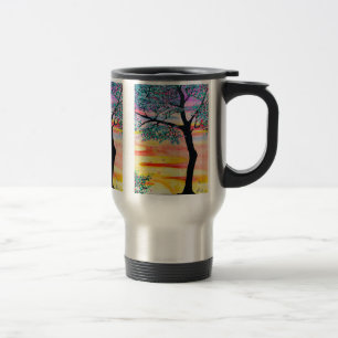 De Viaje Taza del árbol pintado por Remy y Ky
