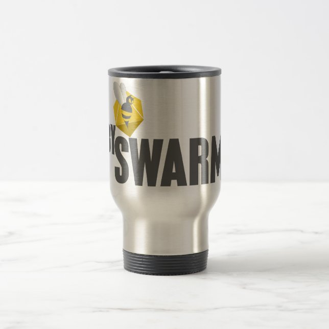 De Viaje taza del bySwarm (Centro)
