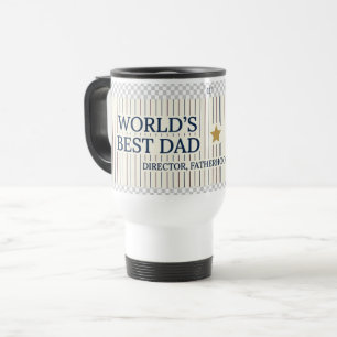 De Viaje Taza del Día del Padre - Mejor Papá del Mundo Navy