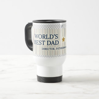 De Viaje Taza del Día del Padre - Mejor Papá del Mundo Navy