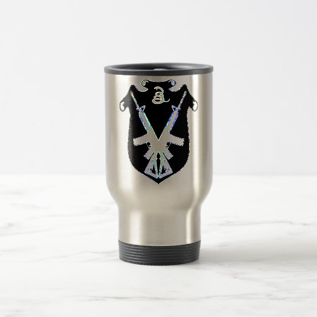De Viaje Taza del escudo AR-15 (Centro)