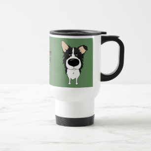 De Viaje Taza del papá del border collie