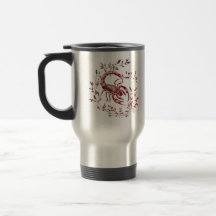 Taza del Zodiaco Escorpio Elegante