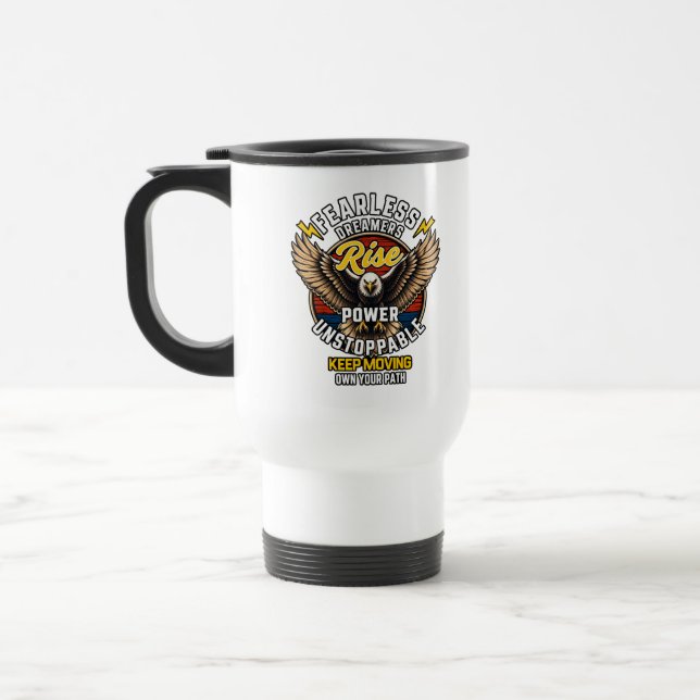De Viaje Taza Fearless Dreamers Eagle (Izquierda)