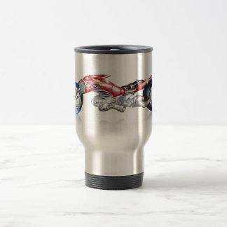 De Viaje taza giratoria del arte del concepto del