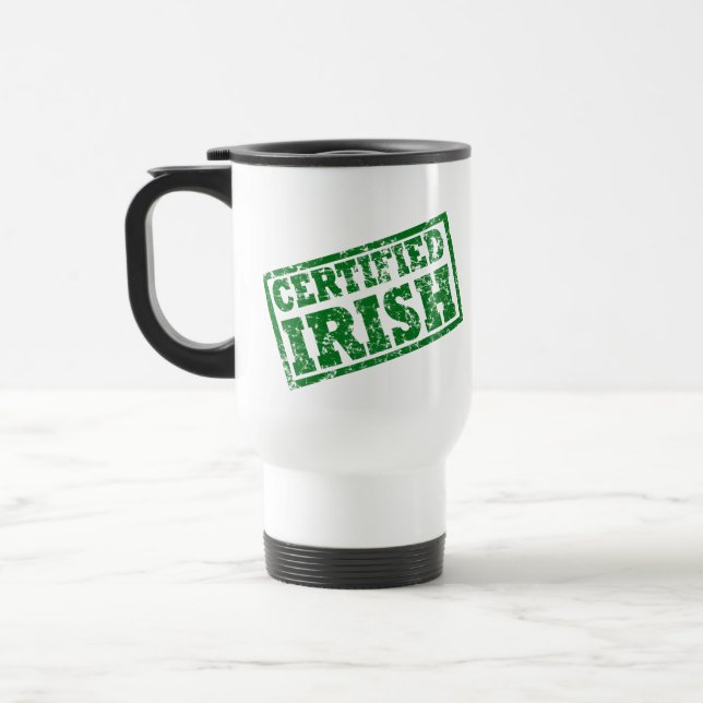 De Viaje Taza irlandesa certificada apenada (Izquierda)