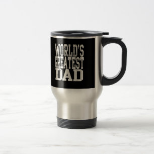 De Viaje Taza negra/blanca del papá más grande del mundo,