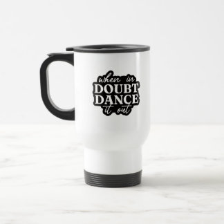 De Viaje Taza negra y blanca