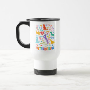 De Viaje Taza personalizada para veterinario   Día del vete