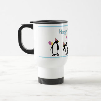 De Viaje Taza Pingüino Feliz Cumpleaños