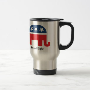 De Viaje Taza republicana divertida derecha aumentada del