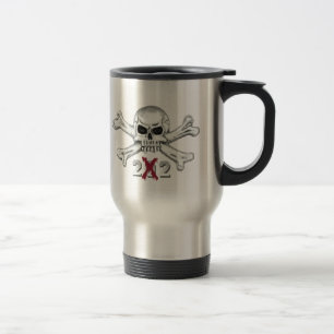 De Viaje Taza termal w/Skull