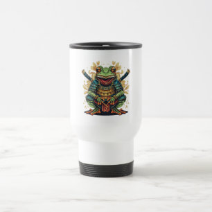 De Viaje Taza térmica del guerrero samurái rana