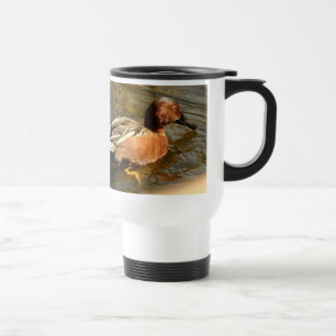 De Viaje Taza verde azulada del pato del canela