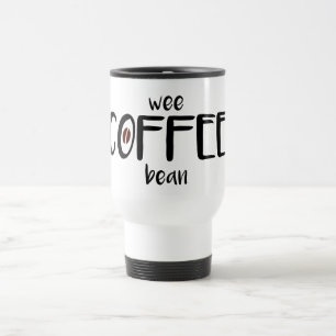De Viaje Una) haba pequenita del café (- taza blanca del