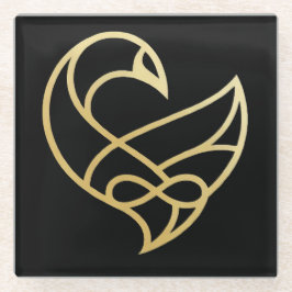 De Vidrio Sankofa Ascension Sankofa Pájaro Posavasos