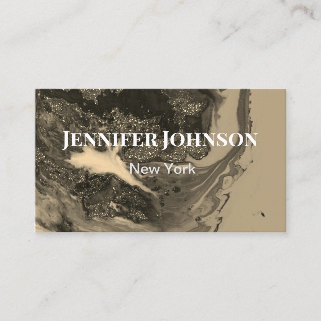 De Visita 2. Tarjeta personal, abstracta (Anverso)