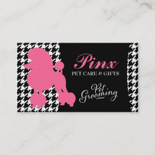 De Visita 311 Pinx la tarjeta del mascota del caniche