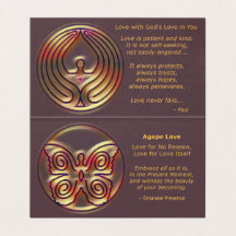 AMOR BOQUIABIERTO - TARJETA QUE ATESTIGUA