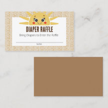 Aquí viene la tarjeta Sun Baby Shower Diaper Raffl